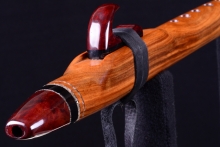 Lignum Vitae Native American Flute, Minor, Mid G-4, #H43B